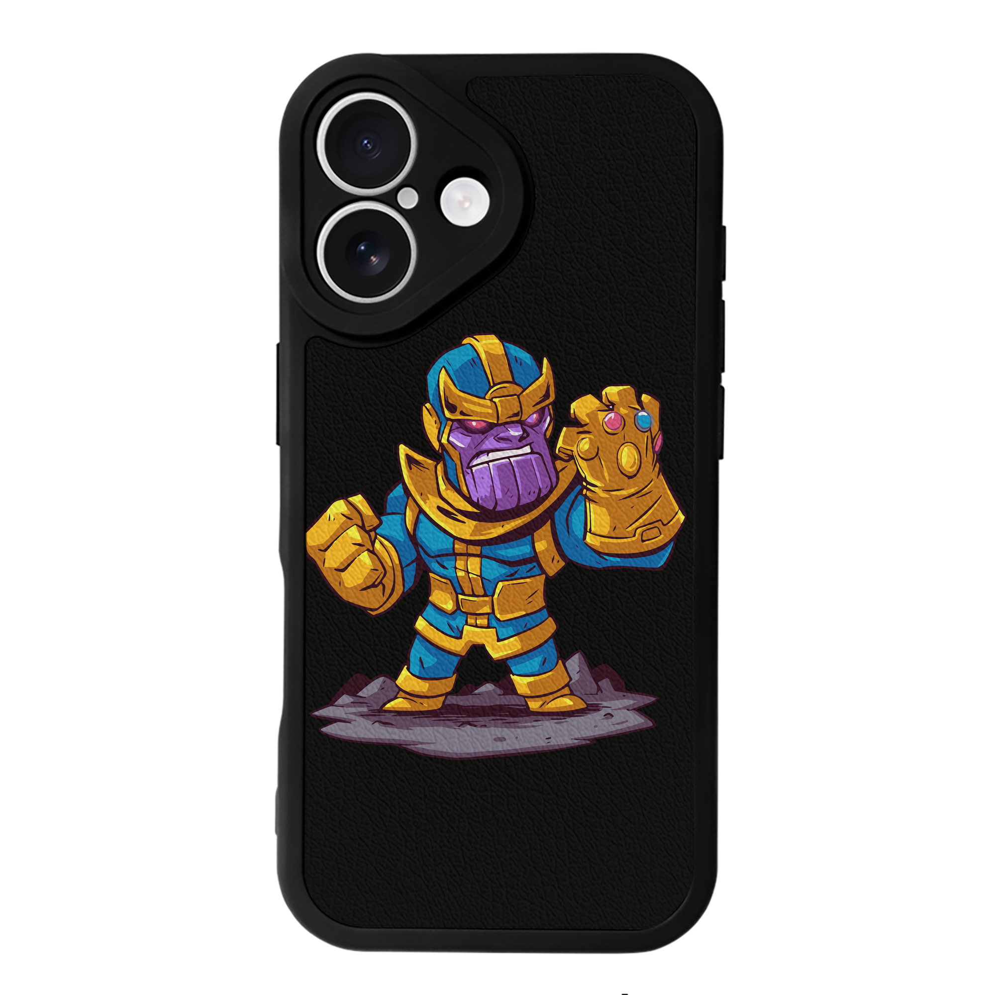 （画像用） アベンジャーズ The Avengers 【iPhone 16シリーズ対応】シリコンスマホケース（レザー調） 材質：シリコン